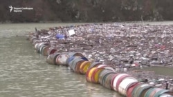 Реката Дрина „затрупана“ со отпад