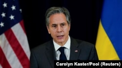 Държавният секретар на САЩ Антъни Блинкен, 22 февруари.