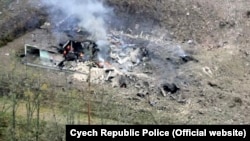 Наслідки вибухів у Врбетицях, жовтень 2014 року