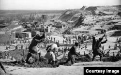 Изграждането на Ферганския канал през 1939 г.