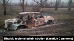 Ілюстраційне фото. Наслідки російського удару дроном на Харківщині, березень 2025 року