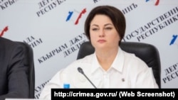 Голова комітету російського парламенту Криму з транспорту, ЖКГ та дорожнього будівництва Оксана Сацик, 12 березня 2025 року