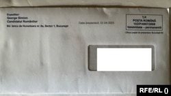 Astfel de scrisori, trimise de George Simion, au ajuns la câteva multe mii de pensionari,