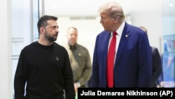 Ուկրաինայի նախագահ Վլադիմիր Զելենսկին և ԱՄՆ նախագահ Դոնալդ Թրամփը, արխիվ