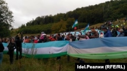 Куштауда 9 августта узган протест чарасы