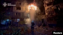 Наслідки одного з попередніх ударів по Запоріжжю, жовтень 2025 року, фото ілюстративне