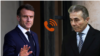 Эмануэль Макрон и Бидзина Иванишвили (коллаж)