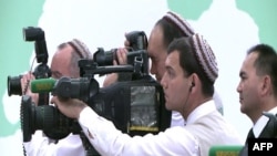 Türkmen kameraçylary. Arhiw suraty