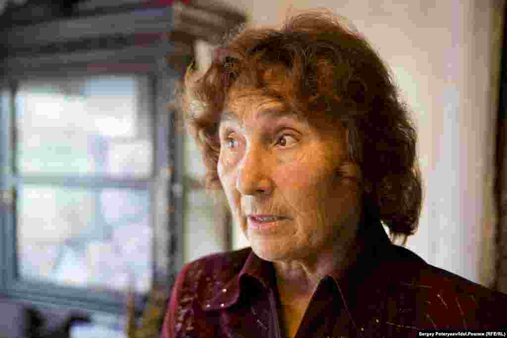 Gulshara Ismagilova has lived in Karabolka all her life. She is campaigning for official recognition for the suffering of the villagers. Rates of cancer and genetic abnormalities here are significantly higher than the national average. "We are all handicapped here," she says. &nbsp;